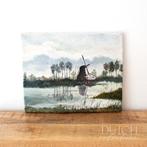 Olieverf Schilderij Op Canvas, 30x24 Centimeter, Uit 1982, Ophalen of Verzenden