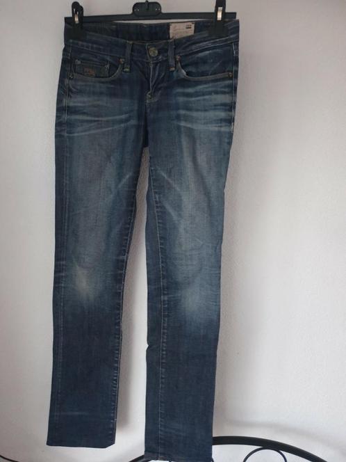G-star RAW 3301 dames. Maat XS. Rechte broekspijpen., Kleding | Dames, Spijkerbroeken en Jeans, Zo goed als nieuw, W27 (confectie 34) of kleiner