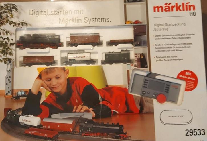 Starterset Märklin Digitaal set goederentrein 29533, Hobby en Vrije tijd, Modeltreinen | H0, Zo goed als nieuw, Wisselstroom, Märklin