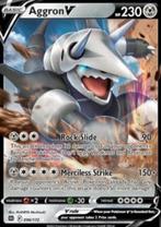 Pokemon - Aggron V (BRS 096) Ultra rare uit Brilliant Stars~, Ophalen of Verzenden, Nieuw, Losse kaart, Foil