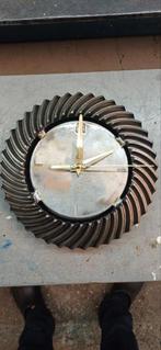 T3 bus Kroonwiel Klok - Industrieel Design, Ophalen of Verzenden, Gebruikt, Analoog, Wandklok