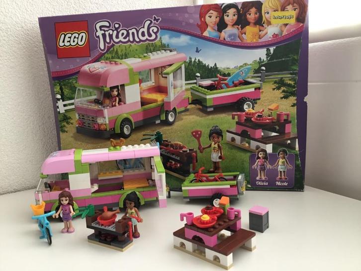 Lego Friends 3184 - Adventure camper, Kinderen en Baby's, Speelgoed | Duplo en Lego, Gebruikt, Lego, Complete set, Ophalen