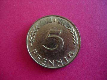 Duitsland 5 pfennig 1969 (J) beschikbaar voor biedingen