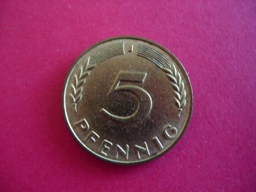 Duitsland 5 pfennig 1969 (J), Postzegels en Munten, Munten | Europa | Niet-Euromunten, Losse munt, Duitsland, Verzenden