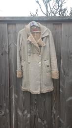 Zilverkleurige bont gevoerde lammy coat maat S van 10 feet, Beige, Ophalen of Verzenden, Zo goed als nieuw