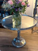 Originele riviera maison tafel, Huis en Inrichting, Tafels | Bijzettafels, Ophalen, Rond, Zo goed als nieuw, 75 cm of meer