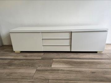 IKEA BESTÅ BURS TV-kast 180 x 41 x 49 cm wit hoogglans beschikbaar voor biedingen