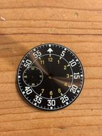 Vintage pilot watch horloge wijzerplaat dial, Ophalen of Verzenden, Zo goed als nieuw, Zwart, Android