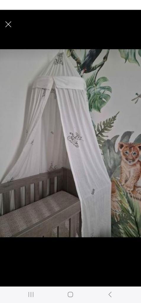 Klamboe/hemeltje Teigetje met piekstok, Kinderen en Baby's, Kinderkamer | Inrichting en Decoratie, Zo goed als nieuw, Klamboe