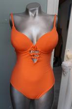 Exilia Italy prachtig badpak oranje met cups mt 38, Exilia, Ophalen of Verzenden, Gedragen, Badpak