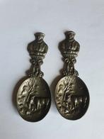 2 tinnen lepeltjes, Antiek en Kunst, Antiek | Tin, Ophalen of Verzenden