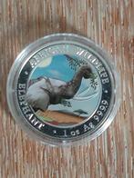 1 Oz 999,9 Zilver Wildlife Elephant 2023 / Coloured, Verzenden, Overige landen, Setje, Zilver