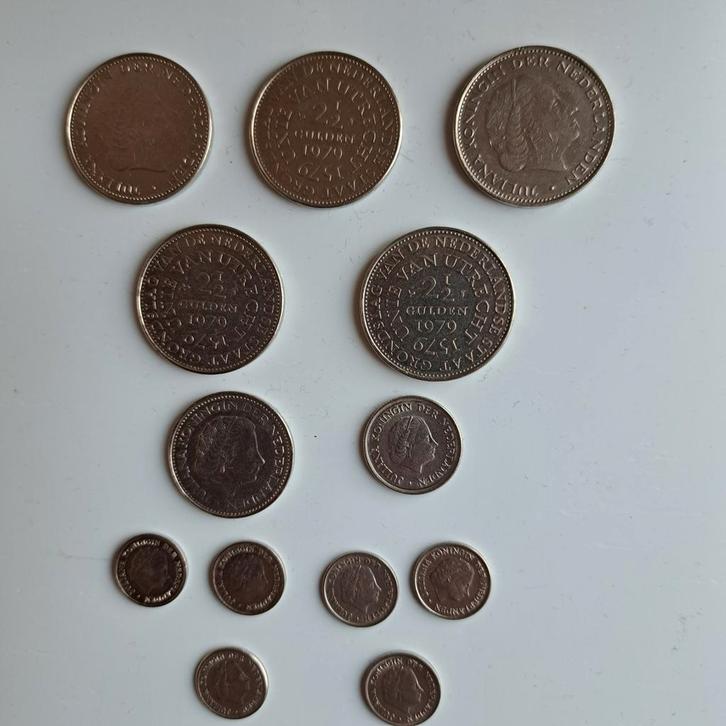 Nederland, Juliana, 2,50 gulden,, Postzegels en Munten, Munten | Nederland, 2½ gulden, Koningin Juliana, Ophalen of Verzenden