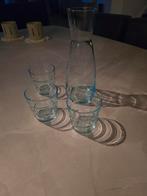 Water karaf met 3 glazen, Ophalen, Glas, Overige stijlen, Glas of Glazen