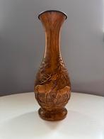 Retro vaas met hertmotief, Antiek en Kunst, Verzenden