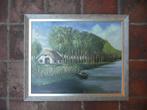 schilderij Joke Ossevoort (Bouwmeester) Apeldoorns kanaal, Antiek en Kunst, Kunst | Schilderijen | Klassiek, Ophalen