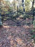 Oude IJzeren Poort - 310x200 cm  Scharnier rechts weg., Met poort, Gebruikt, Ophalen of Verzenden, Sierhekwerk