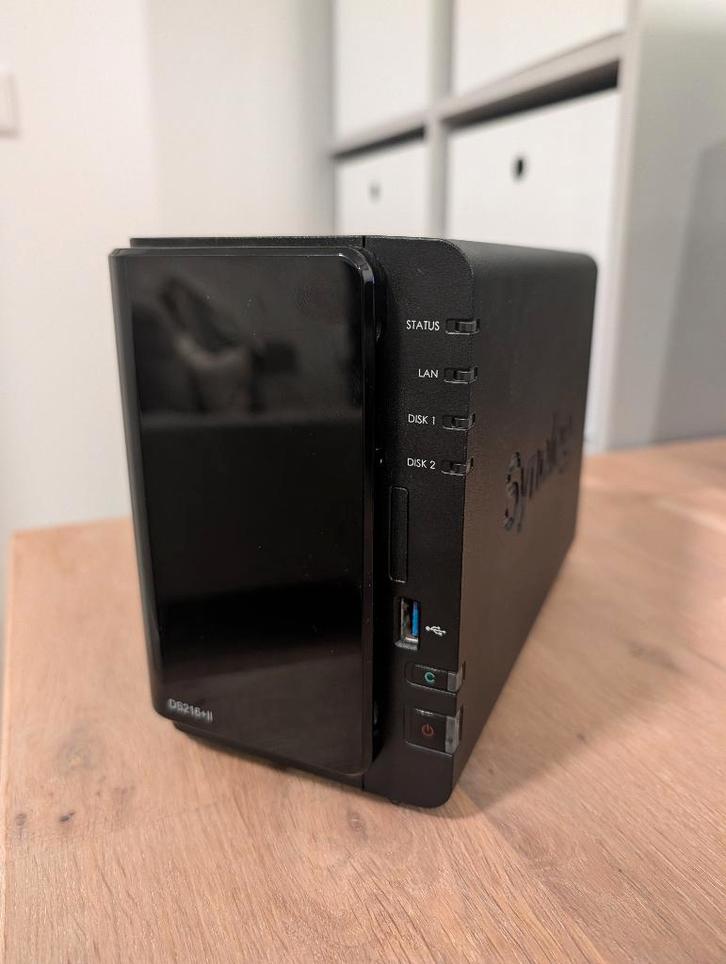 Synology NAS DS216+II met 8GB, Computers en Software, NAS, Gebruikt, Verzenden