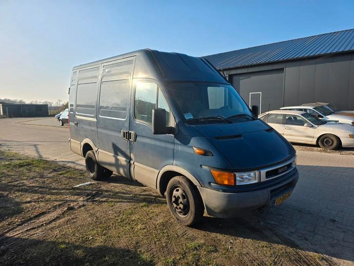 Iveco Daily 2.8 2002 - dubbellucht, Auto's, Bestelauto's, Particulier, Iveco, Diesel, Handgeschakeld, Origineel Nederlands, Blauw