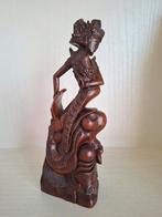 Bali/ Dewi Ratih en Kalah Rahu/ houtsnijwerk/ jaren '50, Antiek en Kunst, Kunst | Beelden en Houtsnijwerken, Ophalen of Verzenden