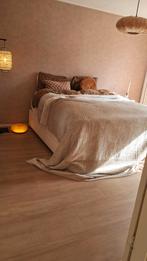 IKEA Sultan Bed met Matras & Topper - Weg voor 3 Dec!, Ophalen, Gebruikt, Wit, Tweepersoons