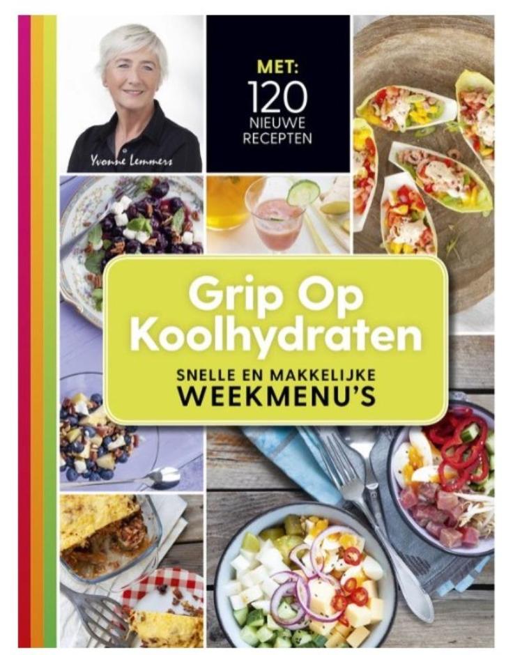 Snelle en makkelijke weekmenu's - Grip op koolhydraten, Boeken, Gezondheid, Dieet en Voeding, Zo goed als nieuw, Ophalen of Verzenden