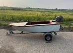 Kleine motorboot (inclusief buitenboordmotor en trailer, Ophalen, Zo goed als nieuw