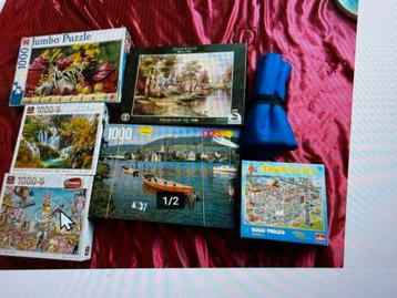 13 Legpuzzels - 1000 stukjes beschikbaar voor biedingen