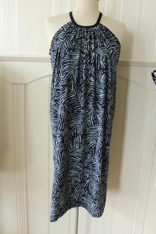 Travelstof jurk van STUDIO ANNELOES maat 38, Kleding | Dames, Jurken, Zo goed als nieuw, Maat 38/40 (M), Blauw, Onder de knie