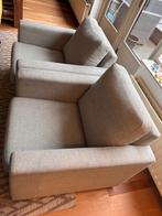 Twee fijne grijze fauteuils te koop (als set of los), Ophalen, Gebruikt, 75 tot 100 cm, 75 tot 100 cm