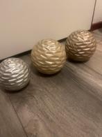 Decoratieve ballen set van 3, Ophalen of Verzenden, Overige materialen, Minder dan 25 cm