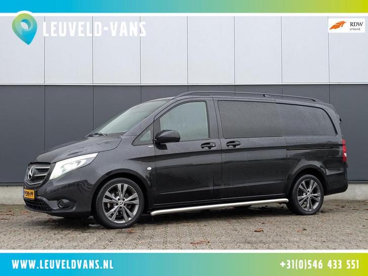 Mercedes-Benz Vito 116CDI LANG DUBBELE CABINE AUTOMAAT LED 2, Auto's, Bestelauto's, Bedrijf, Te koop, ABS, Achteruitrijcamera