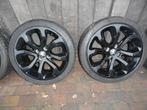 Peugeot 207 alu velgen origineel met zomerbanden 17 inch, Ophalen, Gebruikt, Banden en Velgen, 17 inch