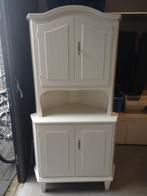 Witte Vintage Hoekkast, Huis en Inrichting, Ophalen, Minder dan 50 cm, 100 tot 150 cm, Vintage