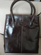 Bruine leren handtas van CZANNE, Sieraden, Tassen en Uiterlijk, Tassen | Damestassen, Ophalen, Gebruikt, Bruin, Handtas