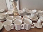 Uitgebreid 6 pers servies Johnson Brothers Heritage'white, Ophalen of Verzenden, Zo goed als nieuw, Overige stijlen, Porselein