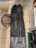 Foedraal/hengeltas Cresta met 8m 5m schepnet guru en diverse, Watersport en Boten, Ophalen, Zo goed als nieuw