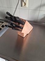 Messenblok inclusief messen, Huis en Inrichting, Keuken | Keukenbenodigdheden, Ophalen of Verzenden, Gebruikt