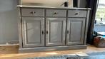 Grenen dressoirkast (taupe), Huis en Inrichting, Kasten | Dressoirs, Ophalen, Gebruikt, 150 tot 200 cm, Landelijk, brocante