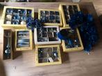 Blauwe mondgeblazen kerstballen & decoraties, complete set, Ophalen of Verzenden, Zo goed als nieuw