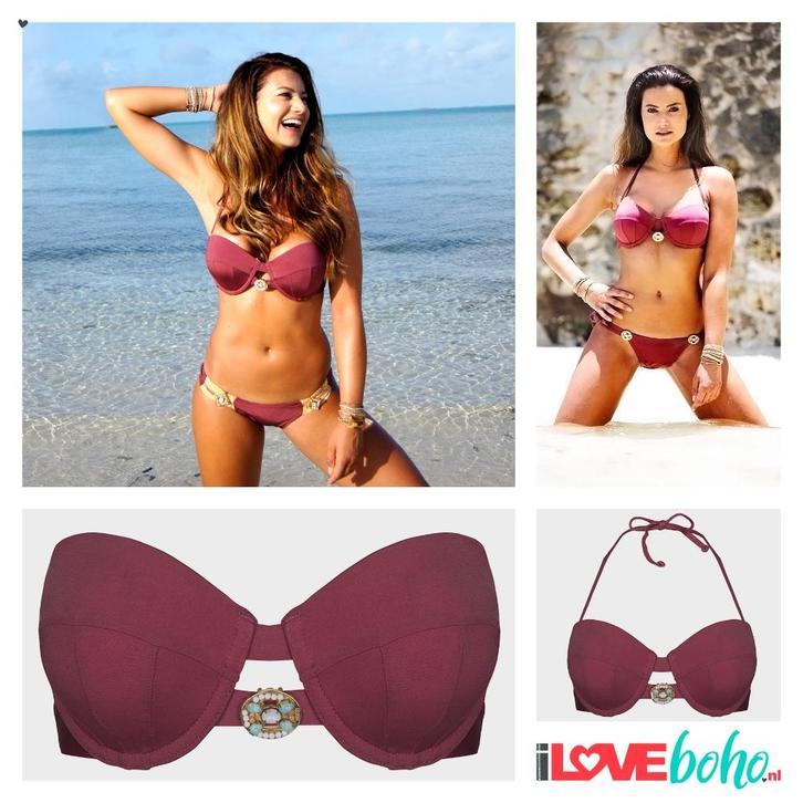 Boho Bikini aubergine 95-98% korting outlet, Kleding | Dames, Badmode en Zwemkleding, Nieuw, Bikini, Paars, Ophalen of Verzenden