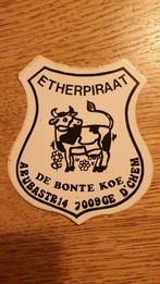 Sticker amateurzender ether piraat De Bonte Koe DOETINCHEM, Ophalen of Verzenden, Zo goed als nieuw, Bedrijf of Vereniging