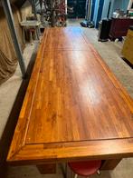 Mahonie tafel, Ophalen, Gebruikt, 100 tot 150 cm, 200 cm of meer