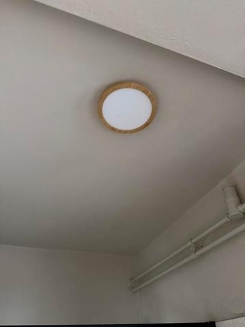 Badkamer plafond lamp houtlook beschikbaar voor biedingen