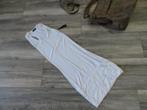 Italiaanse basic lange top hemd jurk tuniek onderjurk sapp36, Verzenden, Nieuw, Maat 36 (S), Wit