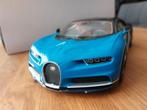Kyosho Ousia Bugatti Chiron Black/Blue, Hobby en Vrije tijd, Modelauto's | 1:18, Ophalen of Verzenden, Zo goed als nieuw, Auto