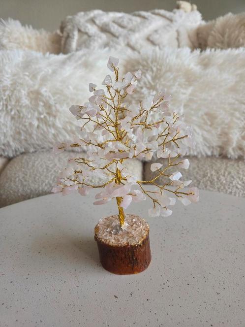 Rozenkwarts Edelsteenboom - 18cm, Huis en Inrichting, Woonaccessoires | Overige, Nieuw, Ophalen of Verzenden