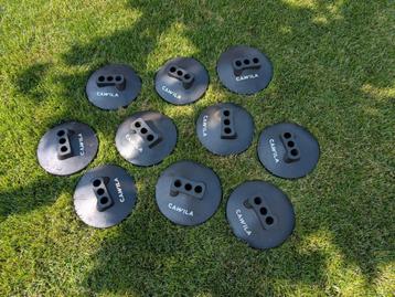 10x Stevige rubberen voet trainingsstang Cawila beschikbaar voor biedingen