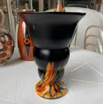 Vaas mooie glazen gekleurde Tsjechische vaas, Antiek en Kunst, Antiek | Glas en Kristal, Ophalen of Verzenden