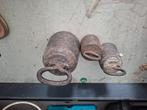 3 oude antieke vintage gewichten, Ophalen